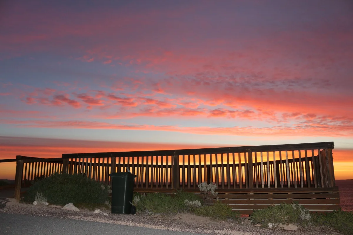 ​Endeavour Walking TrailA great way to while away a couple of hours or so is the Endeavour walking trail. The starting point for the walking trail is by the Ceduna Sailing Club. From the Ceduna Sailing Club the trail follows the coastline and terminates at Pinky Point Lookout - located in Thevenard. From Pinky Point Lookout you will have good views of Thevenard's Port and Saint Peter's Island and a plethora of birdlife . 